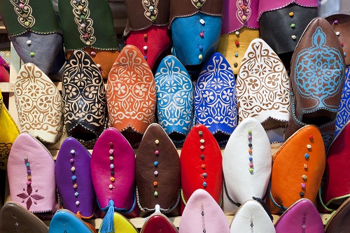 Babouches en cuir marocaines